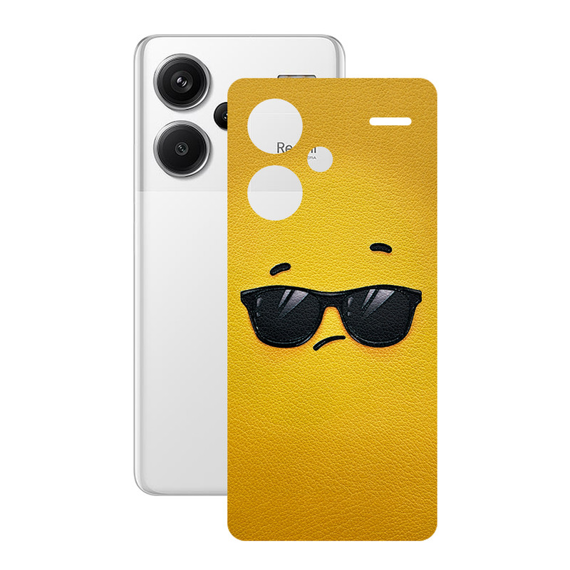 برچسب پوششی ریمکس مدل Leth طرح عینکی مناسب برای گوشی موبایل شیائومی Redmi Note 13 Pro Plus