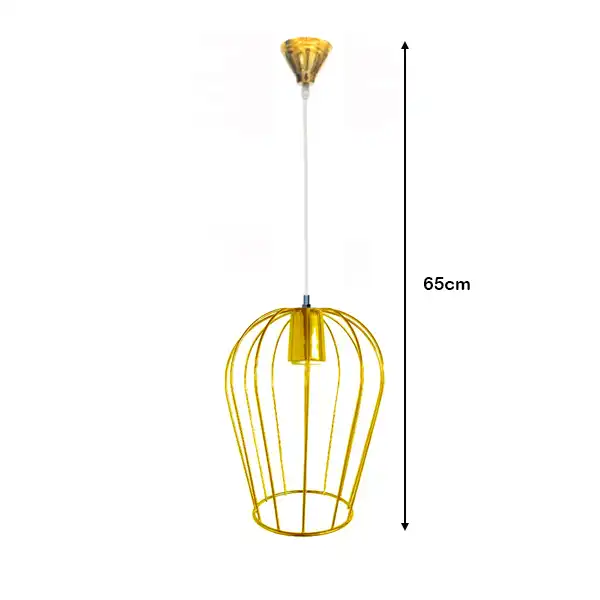 چراغ آویز مدل قفس کد adli23