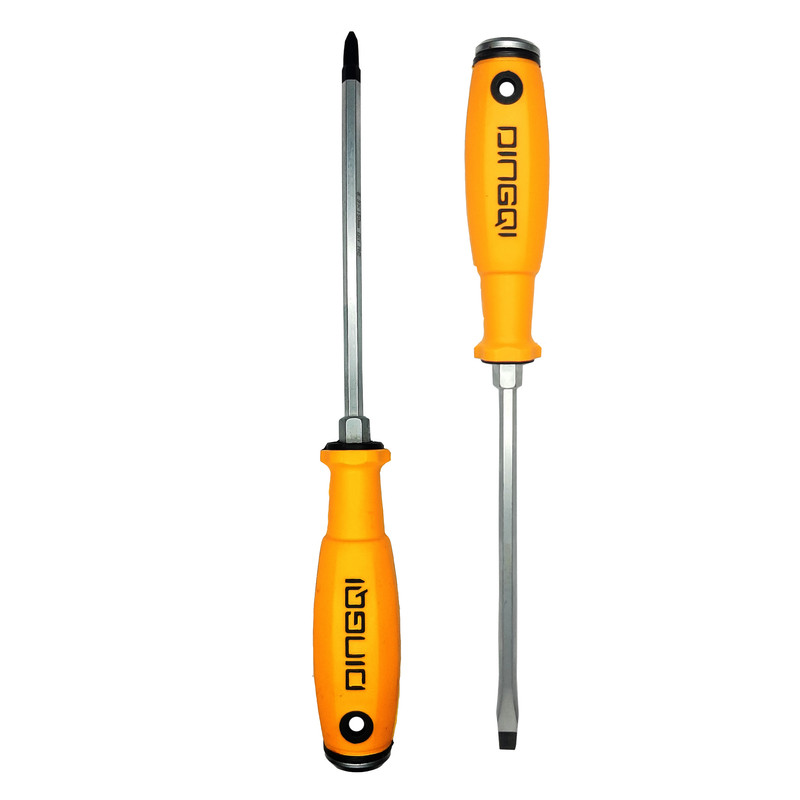 پیچ گوشتی ضربه خور دوسو و چهار سوی دینگشی مدل ART-2574 بسته 2 عددی پیچ گوشتی ضربه خور دوسو و چهار سوی دینگشی مدل ART-2574 بسته 2 عددی