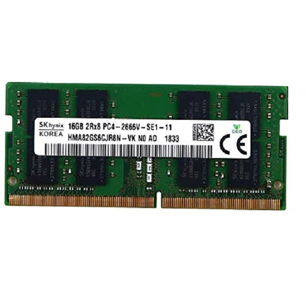 رم لپتاپ DDR4 تک کاناله 2666 مگاهرتز CL19 اس کی هاینیکس مدل PC4-21300 ظرفیت 16 گیگابایت