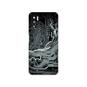 MAHOOT Black-Printed-Circuit-Board Cover Sticker for Xiaomi Redmi Note 10 5G