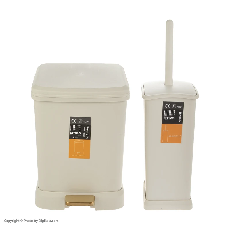 عکس شماره 2 : ست سطل و فرچه لیمون مدل 010