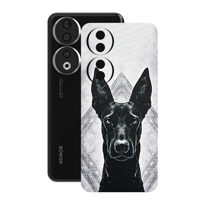 برچسب پوششی ریمکس مدل Leth طرح دوبرمن مناسب برای گوشی موبایل آنر 90