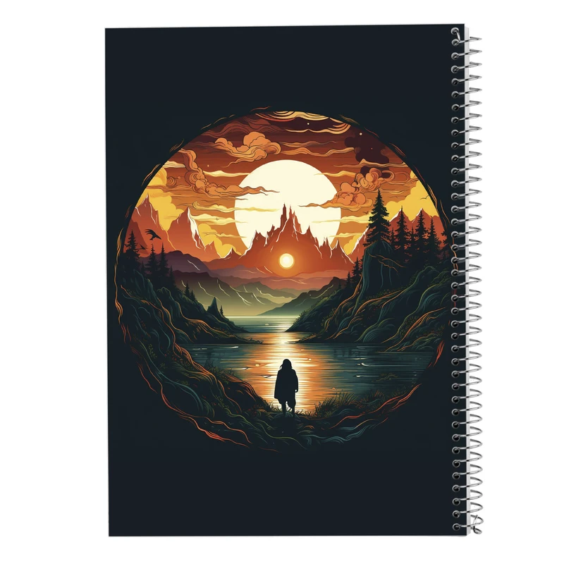 دفتر مشق 100 برگ مدوپد مدل  ارباب حلقه ها The Lord of the Rings کد DF2992