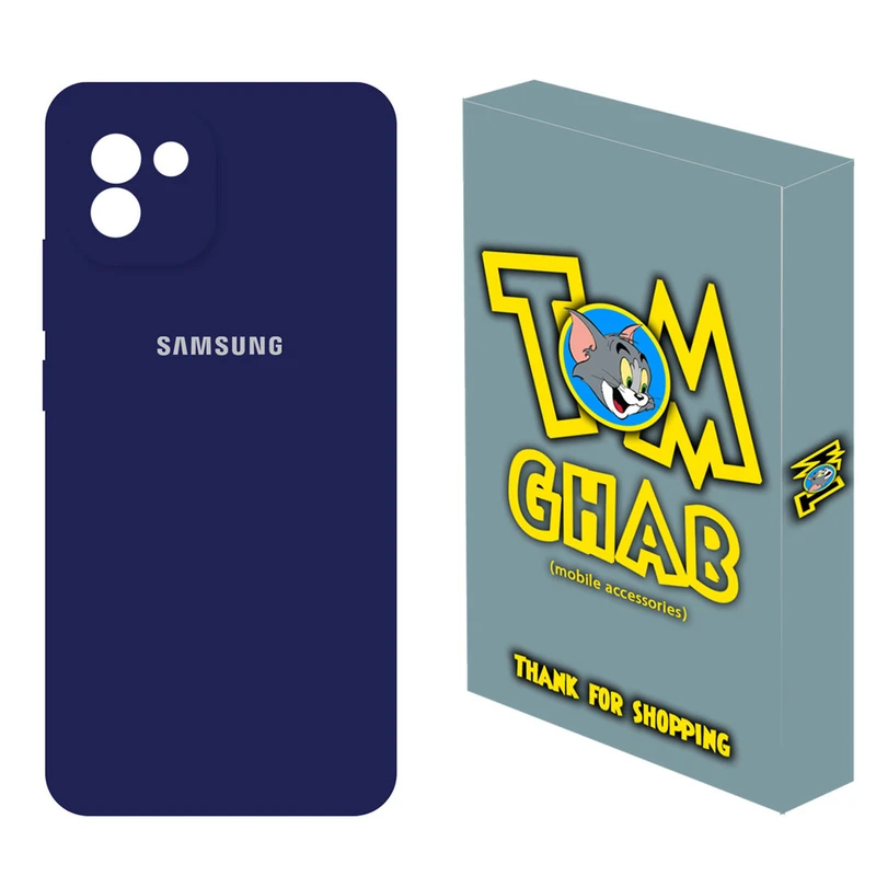کاور تام قاب مدل سیلیکونی کد V2 مناسب برای گوشی موبایل سامسونگ Galaxy A03