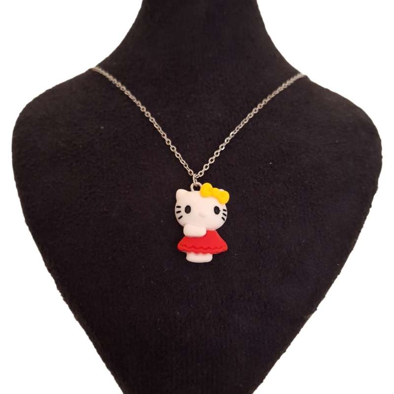 گردنبند دخترانه مدل هلو کیتی