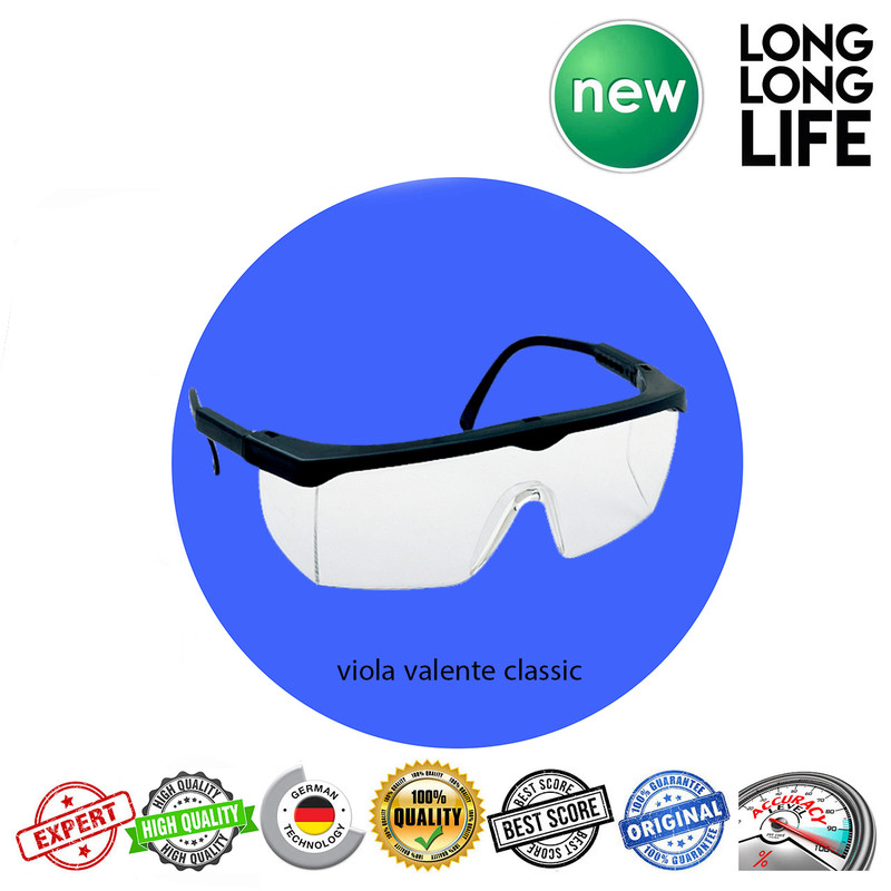 عینک ایمنی ویولا والنته مدل کلاسیک مجموعه 4 عددی