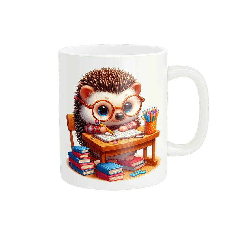 ماگ پاد آفرین طرح جوجه تیغی کد 1194