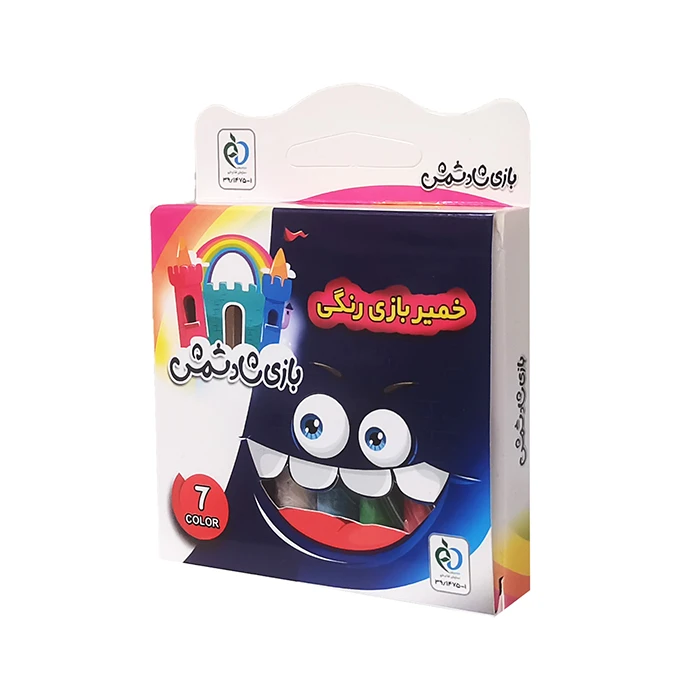 خمیر بازی بازی شاد مدل جعبه ای بسته 7 عددی