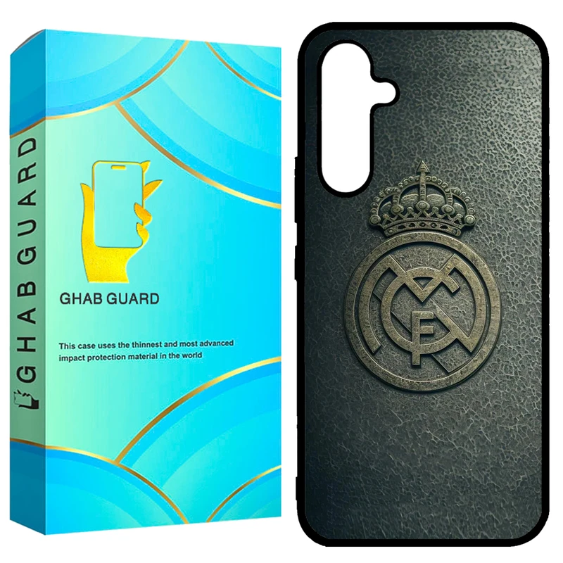 کاور قاب گارد طرح رئال مادرید مدل GCHPA54 مناسب برای گوشی موبایل سامسونگ Galaxy A54