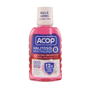 دهان شویه آکوپ مدل Halitosis حجم 300 میلی لیتر مجموعه 2 عددی