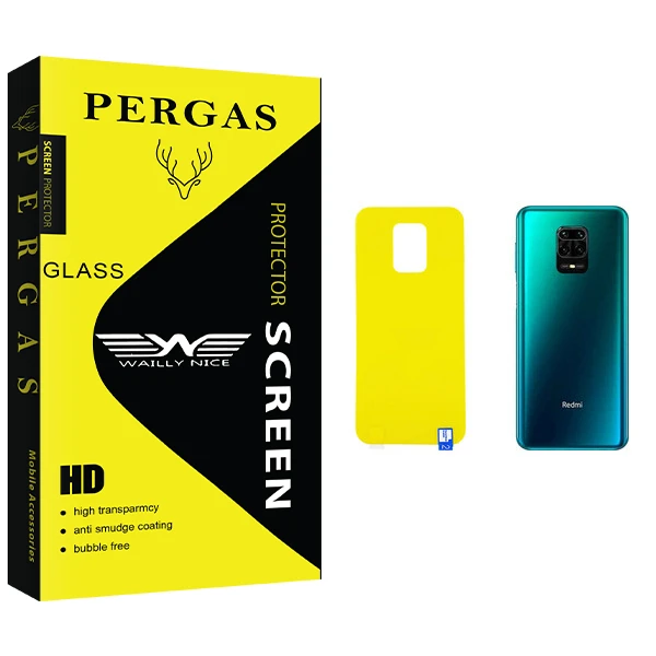 محافظ پشت گوشی وایلی نایس مدل Pergas Glass مناسب برای گوشی موبایل شیائومی Redmi Note 9s