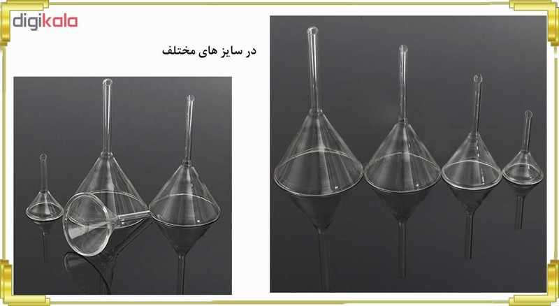 قیف آزمایشگاه مدل F8l سایز 8 سانتی متر