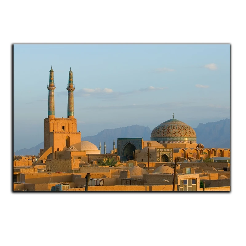 تابلو شاسی بکلیت طرح منظره شهر یزد مدل SH-s388