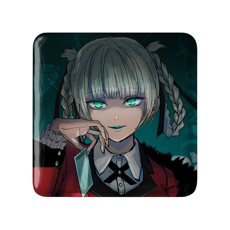 مگنت خندالو طرح کیراری انیمه قمارباز مدل مربعی کد 33698