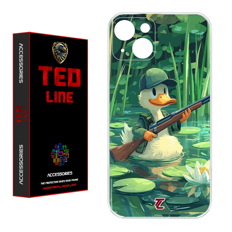  کاور تد لاین طرح اردک کد 1123 مناسب برای گوشی موبایل اپل Iphone 13 / 14 