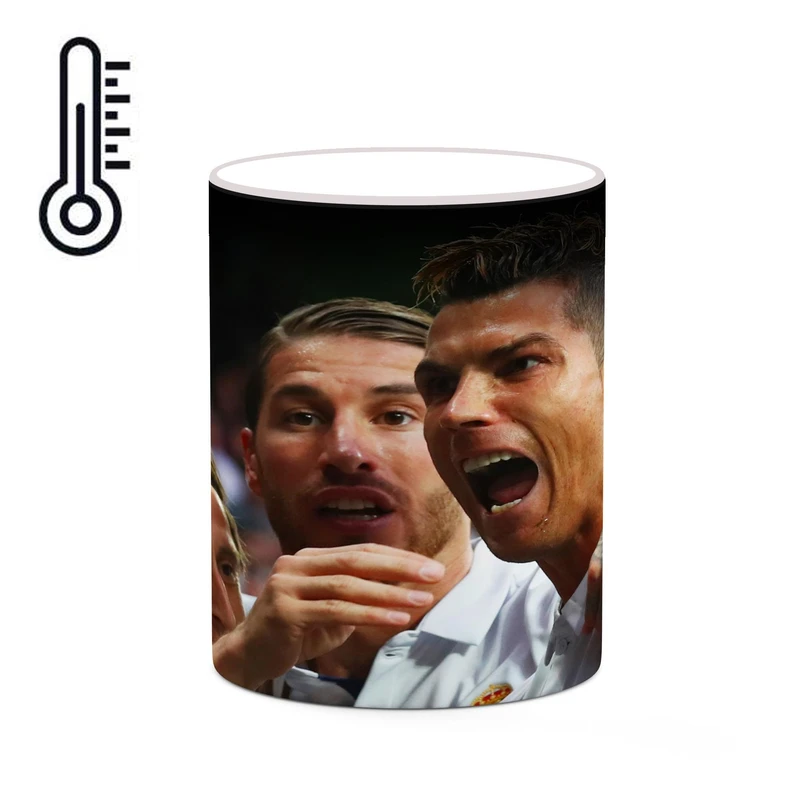 ماگ حرارتی کاکتی طرح Ronaldo رونالدو مدل mgh42986