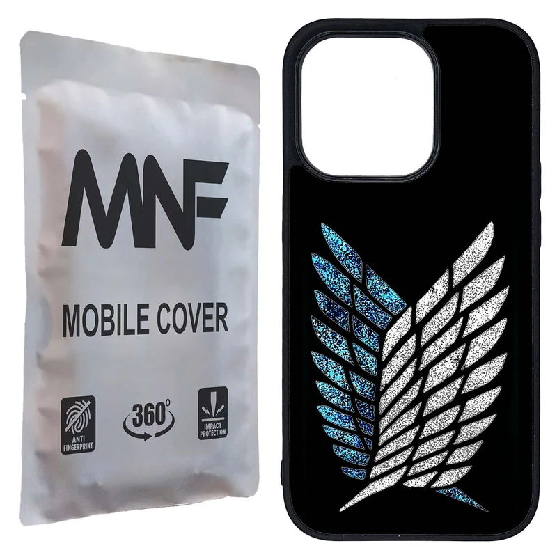کاور ام ان اف طرح انیمه Attack On Titan کد P-229 مناسب برای گوشی موبایل اپل iPhone 14 Pro