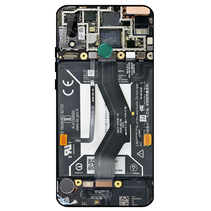 کاور مگافون طرح برد موبایل مدل 8004 مناسب برای گوشی موبایل هوآوی Y8S 2020	