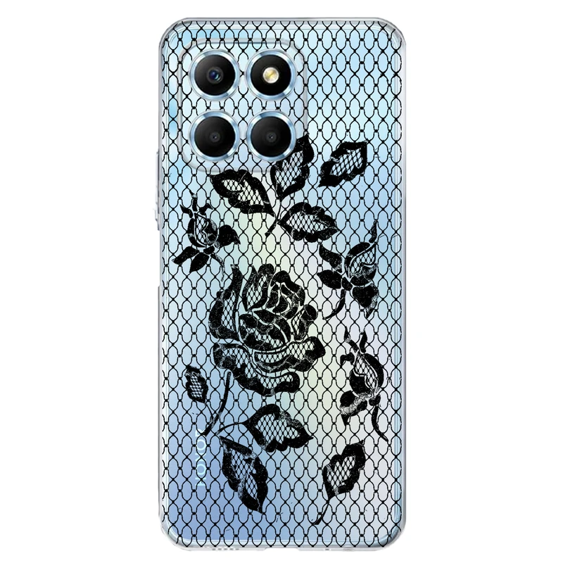 کاور مگافون طرح گل مدل C43-B مناسب برای گوشی موبایل آنر X6A