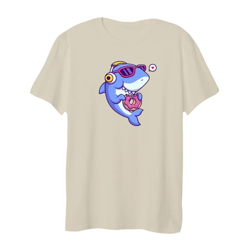 تی شرت لانگ آستین کوتاه  زنانه مدل کوسه کد 2