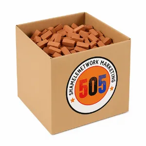 ساختنی 400 تکه 505 مدل آجر مینیاتوری خانه سازی و ماکت سازی کد Bx-s400