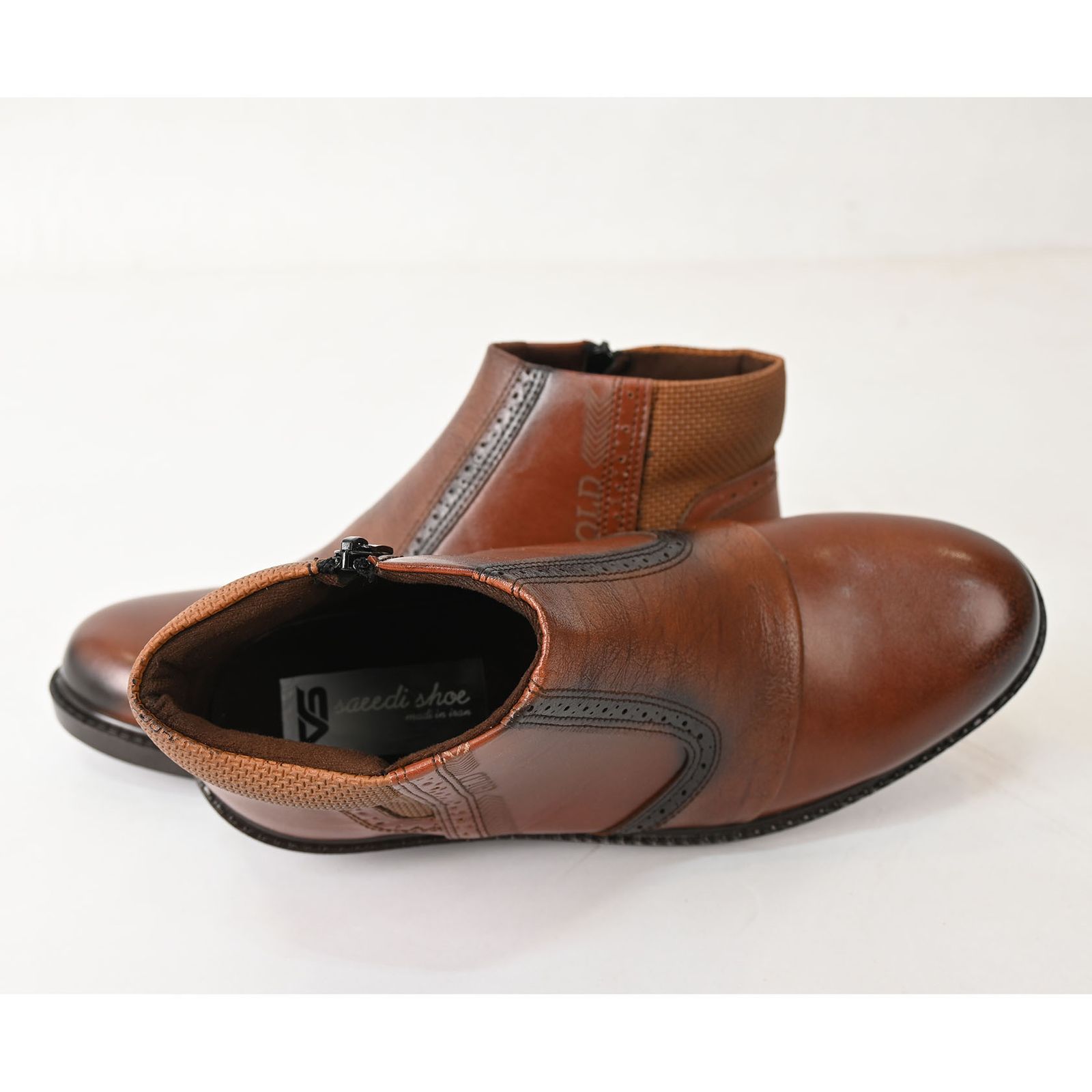 نیم بوت مردانه کفش سعیدی مدل 529A -  - 6