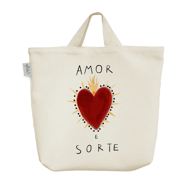 ساک خرید خندالو مدل قلب فرانسوی کد 8187