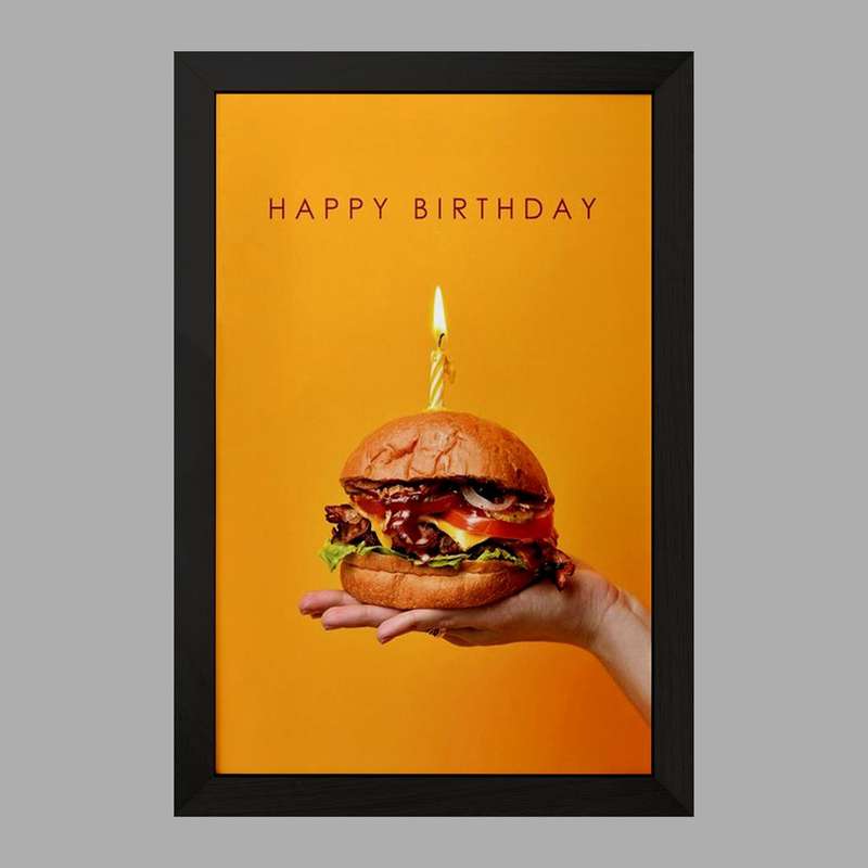 تابلو خندالو مدل فست فود کد 31048 تابلو خندالو مدل فست فود کد 31048