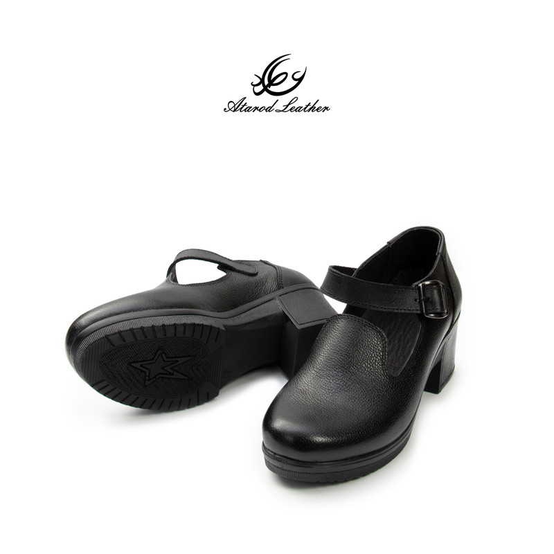 کفش زنانه چرم عطارد مدل چرم طبیعی کد SH325