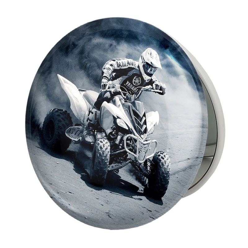 آینه جیبی خندالو طرح موتور چهار چرخ مدل تاشو کد 27839 