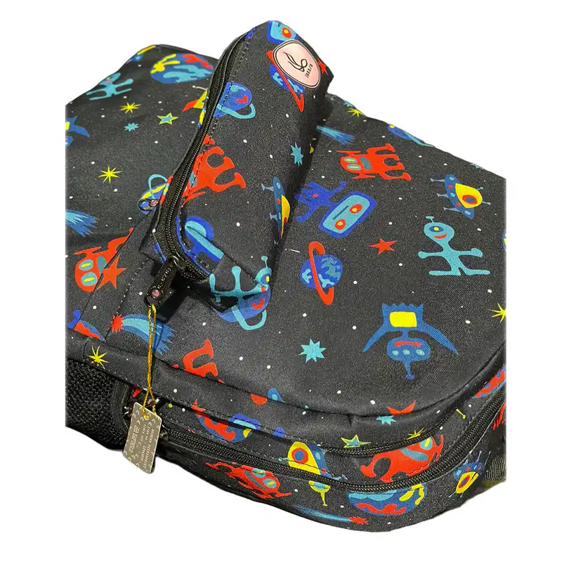 کوله پشتی ساراسا هوم طرح مایا فضایی مدل Maya 01 به همراه جامدادی