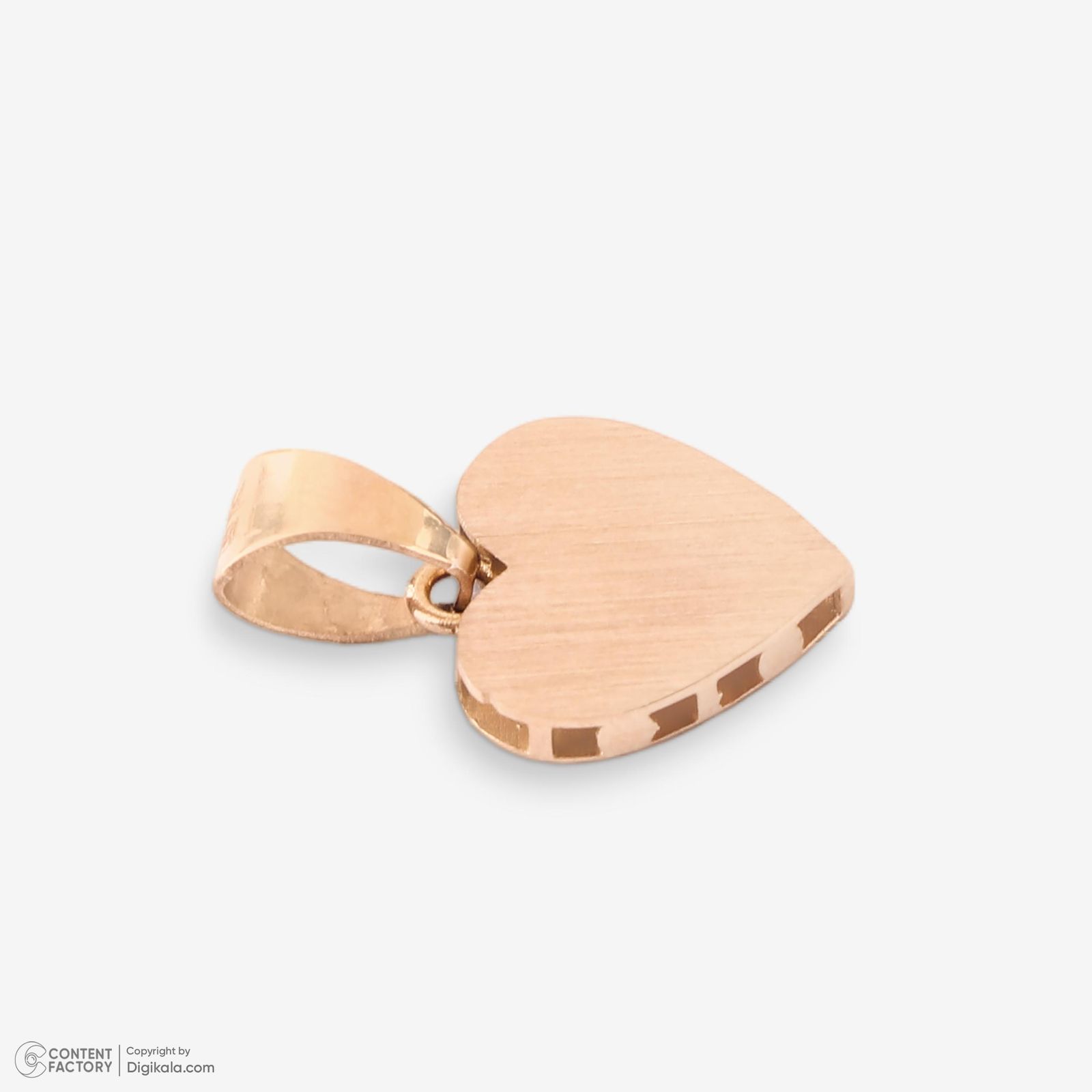 نیم ست طلا 18 عیار زنانه حافا گلد مدل قلب کد nim04 -  - 9