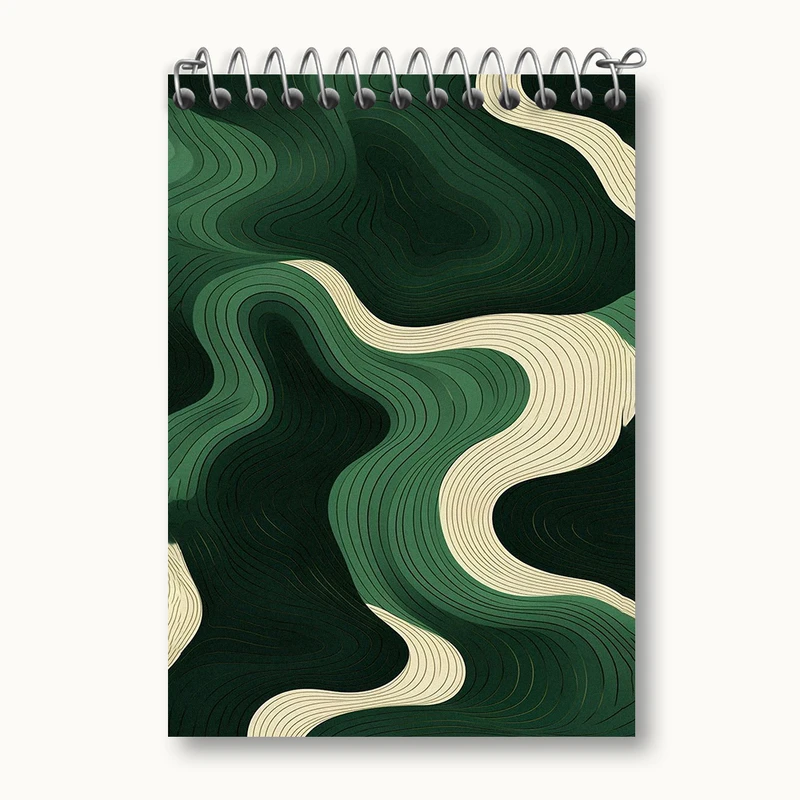 دفتر یادداشت 50 برگ خندالو طرح پترن فانتزی کد N2617