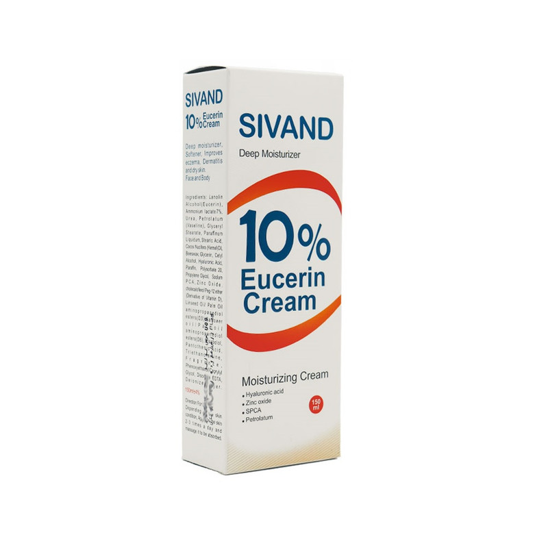 کرم مرطوب کننده سیوند مدل اوره و اوسرین 10 درصد حجم 150 میلی لیتر