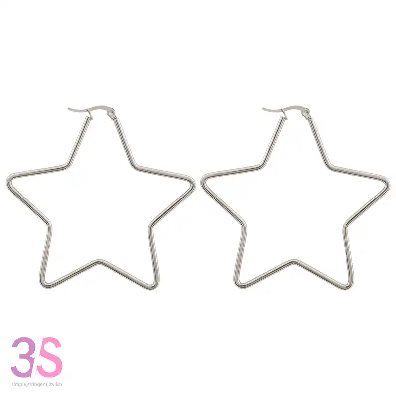 گوشواره زنانه طرح ستاره کد 1281