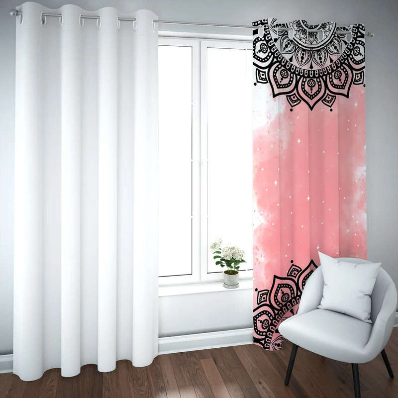 پرده مدل چاپی هازان سایز 300×150 سانتی متر 