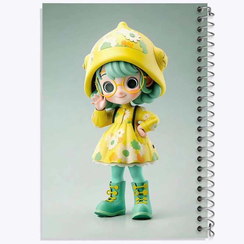 دفتر لیست خرید 50 برگ خندالو طرح دخترانه کد 28821