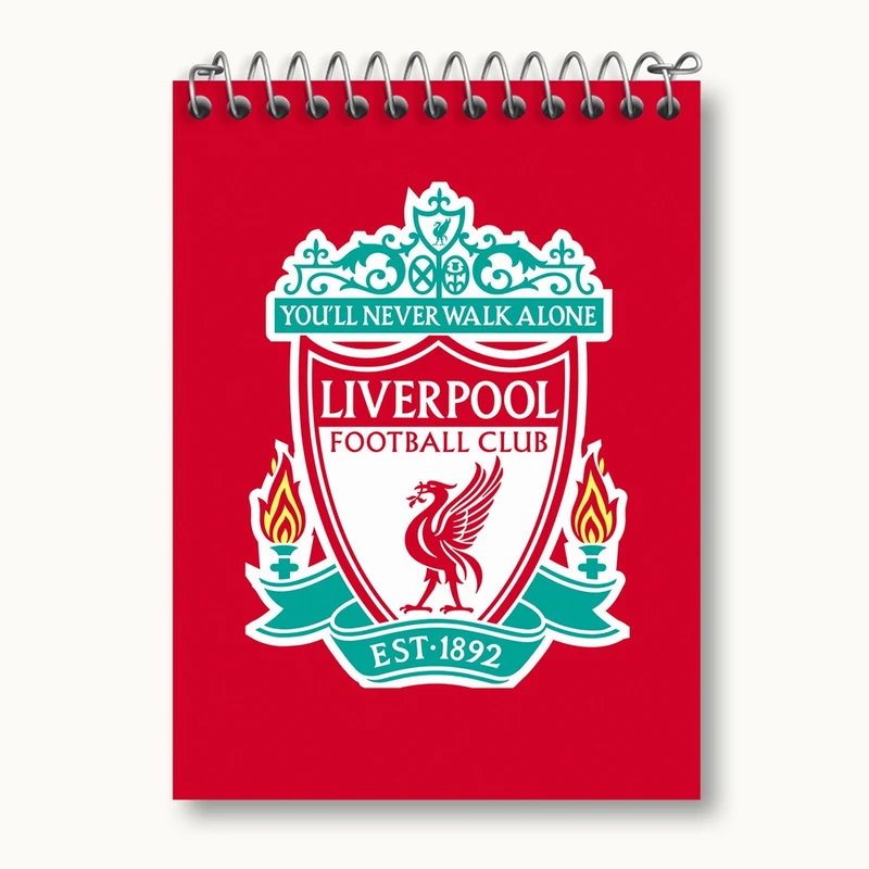 دفتر یادداشت 50 برگ خندالو مدل باشگاه لیورپول کد 26965