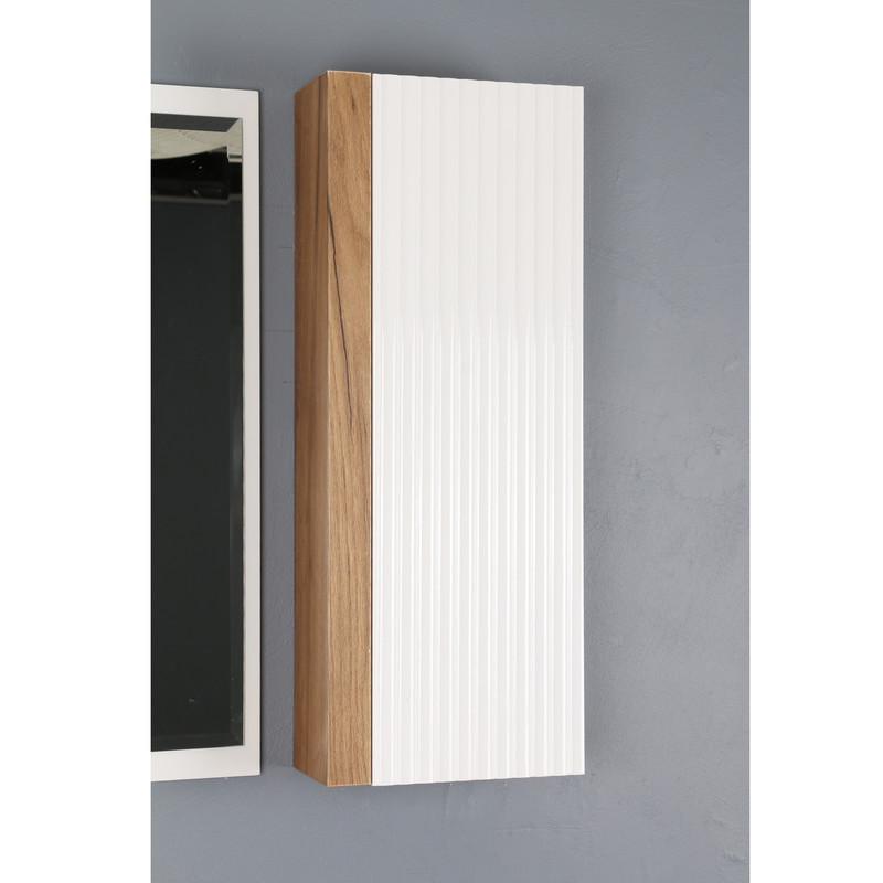ست کابینت و روشویی دلفین مدل Znd-R23-W به همراه آینه و باکس