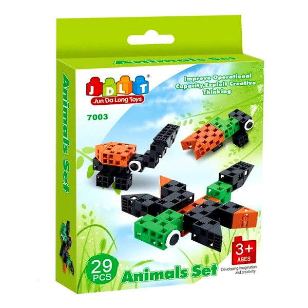 ساختنی جی دی ال تی مدل حیوانات مجموعه 4عدی کد7001الی7004