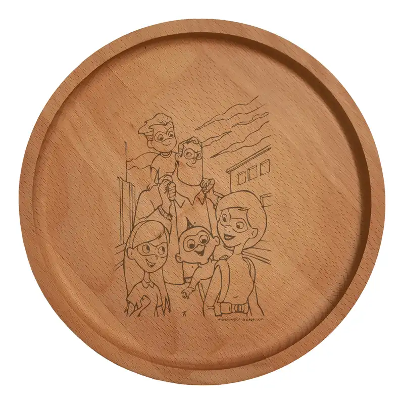 بشقاب چوبی مدل شگفت انگیز ها