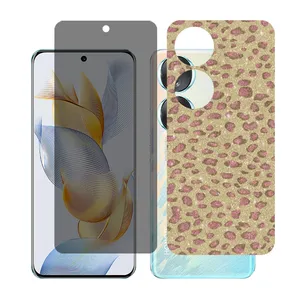 Glass together model privacy screen protector suitable for Honor 90 mobile phone with back cover sticker