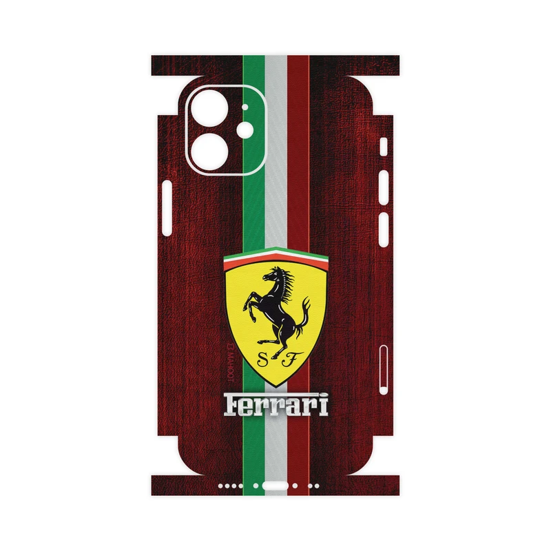 برچسب پوششی ماهوت مدل Ferrari-FullSkin مناسب برای گوشی موبایل اپل iPhone 12 mini