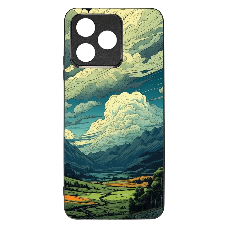 کاور قاب گارد گوشی طرح منظره کد TPU-172 مناسب برای گوشی موبایل ریلمی C53