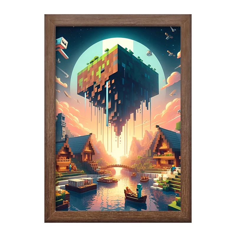 تابلو خندالو طرح ماینکرافت (Minecraft) کد F3541