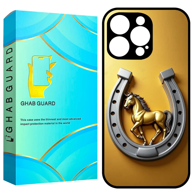 کاور قاب گارد طرح نعل اسب مدل GCHP16P مناسب برای گوشی موبایل اپل iPhone 16 Pro
