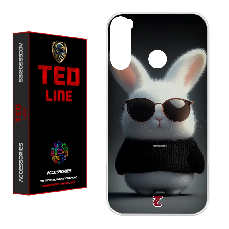 کاور تد لاین طرح خرگوش کد 1106 مناسب برای گوشی موبایل شیائومی Redmi Note 8