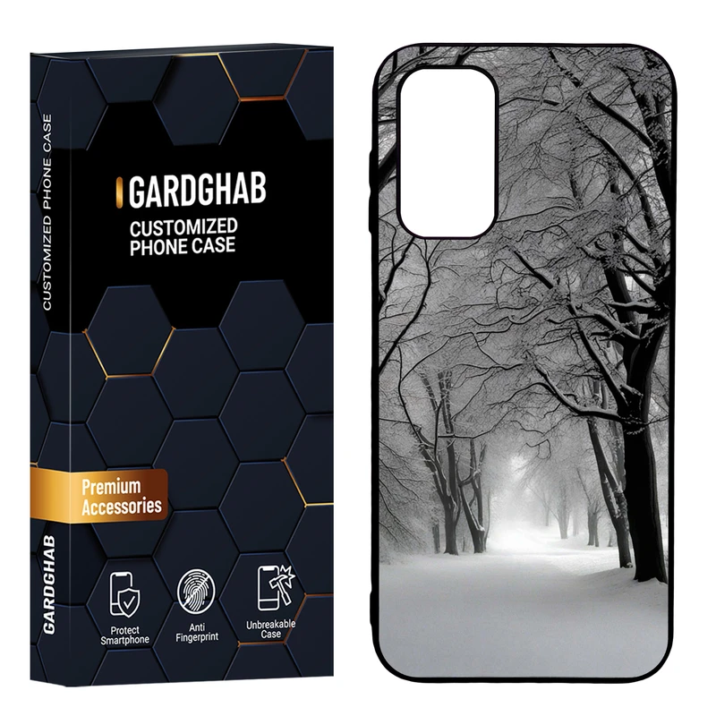 کاور گارد قاب مدل دور ژله ای منظره و طبیعت مناسب برای گوشی موبایل سامسونگ Galaxy A14