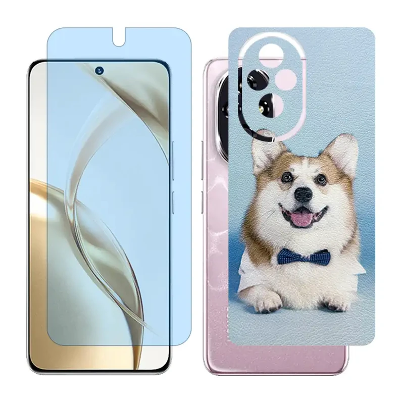 محافظ صفحه نمایش مات آنتی بلو گلس مدل Together مناسب برای گوشی موبایل آنر 200 / Honor 200 به همراه برچسب پوششی پشت گوشی